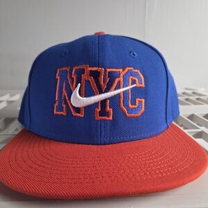 Blue and Red NYC Cap